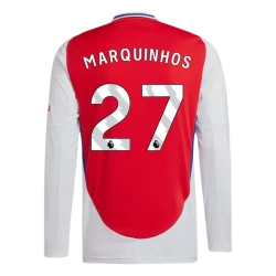 Arsenal FC Marquinhos #27 Fußballtrikot 2024-25 Heimtrikot Herren Langarm