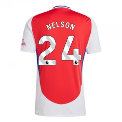 Arsenal FC Nelson #24 Fußballtrikots 2024-25 Heimtrikot Herren