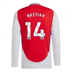 Arsenal FC Nketiah #14 Fußballtrikots 2024-25 Heimtrikot Herren Langarm