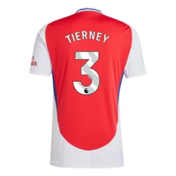 Arsenal FC Tierney #3 Fußballtrikot 2024-25 Heimtrikot Herren