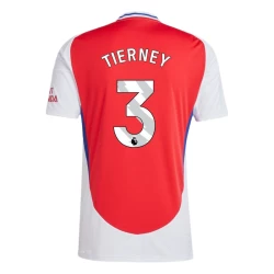 Arsenal FC Tierney #3 Fußballtrikots 2024-25 Heimtrikot Herren