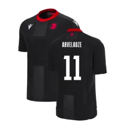 Arveladze #11 Georgia Fußballtrikot EM 2024 Auswärtstrikot Herren