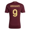 AS Roma Abraham #9 Fußballtrikot 2024-25 Heimtrikot Herren