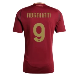AS Roma Abraham #9 Fußballtrikots 2024-25 Heimtrikot Herren
