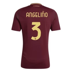 AS Roma Angelino #3 Fußballtrikot 2024-25 Heimtrikot Herren