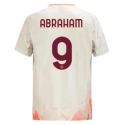 AS Roma Fußballtrikot 2024-25 Abraham #9 Auswärtstrikot Herren