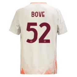 AS Roma Fußballtrikot 2024-25 Bove #52 Auswärtstrikot Herren