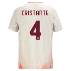 AS Roma Fußballtrikot 2024-25 Cristante #4 Auswärtstrikot Herren