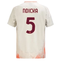 AS Roma Fußballtrikot 2024-25 Ndicka #5 Auswärtstrikot Herren