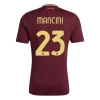 AS Roma Mancini #23 Fußballtrikot 2024-25 Heimtrikot Herren