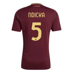 AS Roma Ndicka #5 Fußballtrikot 2024-25 Heimtrikot Herren