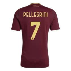 AS Roma Pellegrini #7 Fußballtrikot 2024-25 Heimtrikot Herren