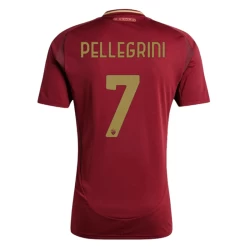 AS Roma Pellegrini #7 Fußballtrikots 2024-25 Heimtrikot Herren