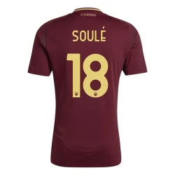 AS Roma Soule #18 Fußballtrikot 2024-25 Heimtrikot Herren