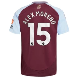 Aston Villa Alex Moreno #15 Fußballtrikot 2024-25 Heimtrikot Herren