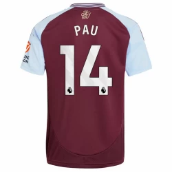 Aston Villa Pau #14 Fußballtrikots 2024-25 Heimtrikot Herren