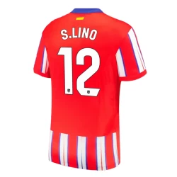 Atlético Madrid S.Lino #12 Fußballtrikot 2024-25 Heimtrikot Herren