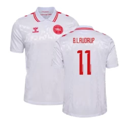 B.Laudrup #11 Dänemark Fußballtrikot EM 2024 Auswärtstrikot Herren