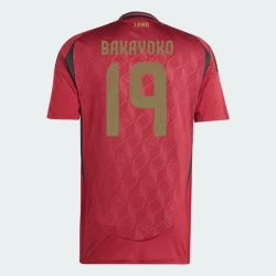 Bakayoko #19 Belgien Fußballtrikot EM 2024 Heimtrikot Herren