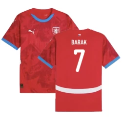 Barak #7 Tschechien Fußballtrikot EM 2024 Heimtrikot Herren