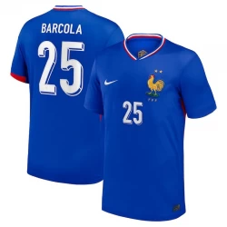 Barcola #25 Frankreich Fußballtrikots EM 2024 Heimtrikot Herren