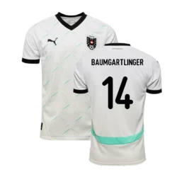 Baumgartlinger #14 Österreich Fußballtrikot EM 2024 Auswärtstrikot Herren