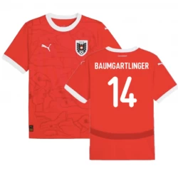 Baumgartlinger #14 Österreich Fußballtrikots EM 2024 Heimtrikot Herren