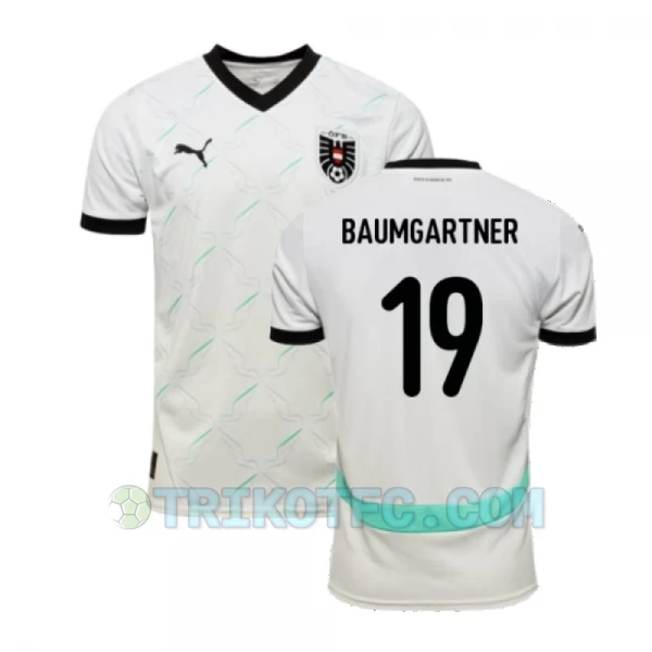 Baumgartner #19 Österreich Fußballtrikots EM 2024 Auswärtstrikot Herren