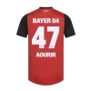 Bayer 04 Leverkusen Aourir #47 Fußballtrikot 2024-25 Heimtrikot Herren