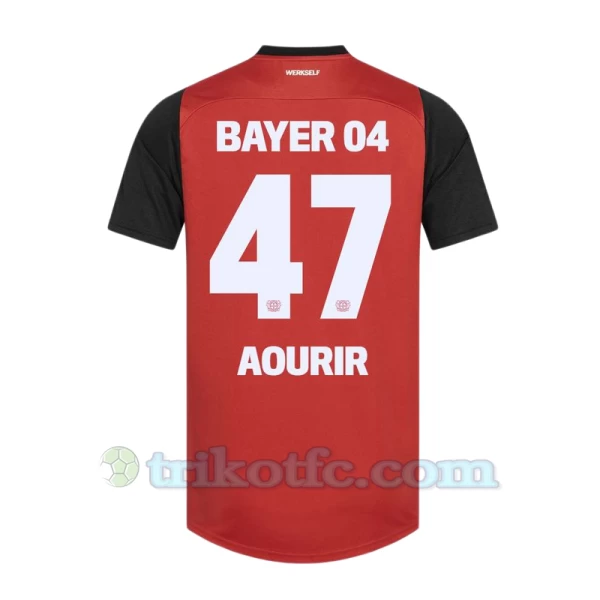 Bayer 04 Leverkusen Aourir #47 Fußballtrikot 2024-25 Heimtrikot Herren