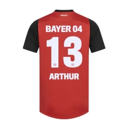 Bayer 04 Leverkusen Arthur #13 Fußballtrikots 2024-25 Heimtrikot Herren