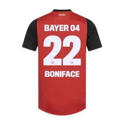 Bayer 04 Leverkusen Boniface #22 Fußballtrikot 2024-25 Heimtrikot Herren