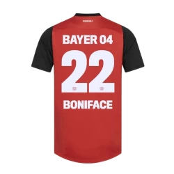 Bayer 04 Leverkusen Boniface #22 Fußballtrikots 2024-25 Heimtrikot Herren