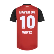 Bayer 04 Leverkusen Florian Wirtz #10 Fußballtrikot 2024-25 Heimtrikot Herren