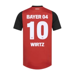 Bayer 04 Leverkusen Florian Wirtz #10 Fußballtrikots 2024-25 Heimtrikot Herren