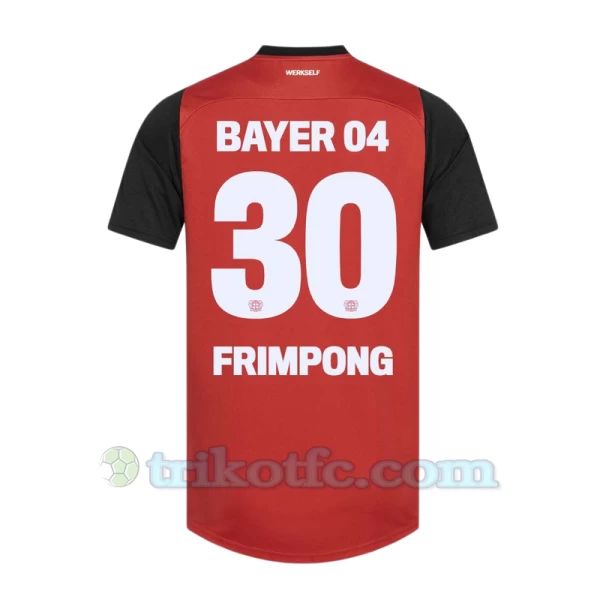 Bayer 04 Leverkusen Frimpong #30 Fußballtrikot 2024-25 Heimtrikot Herren