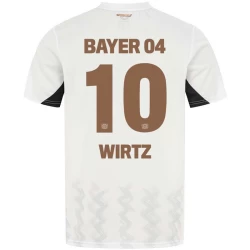 Bayer 04 Leverkusen Fußballtrikot 2024-25 Florian Wirtz #10 Auswärtstrikot Herren