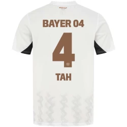 Bayer 04 Leverkusen Fußballtrikot 2024-25 Tah #4 Auswärtstrikot Herren