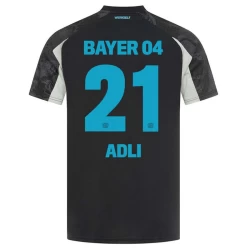 Bayer 04 Leverkusen Fußballtrikot Adli #21 2024-25 Ausweichtrikot Herren