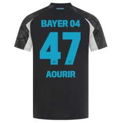 Bayer 04 Leverkusen Fußballtrikot Aourir #47 2024-25 Ausweichtrikot Herren