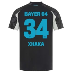 Bayer 04 Leverkusen Fußballtrikot Granit Xhaka #34 2024-25 Ausweichtrikot Herren