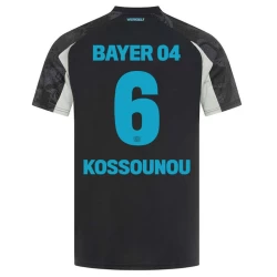 Bayer 04 Leverkusen Fußballtrikot Kossounou #6 2024-25 Ausweichtrikot Herren