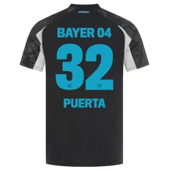 Bayer 04 Leverkusen Fußballtrikot Puerta #32 2024-25 Ausweichtrikot Herren