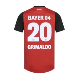 Bayer 04 Leverkusen Grimaldo #20 Fußballtrikot 2024-25 Heimtrikot Herren