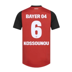 Bayer 04 Leverkusen Kossounou #6 Fußballtrikot 2024-25 Heimtrikot Herren