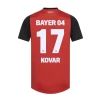 Bayer 04 Leverkusen Kovar #17 Fußballtrikot 2024-25 Heimtrikot Herren