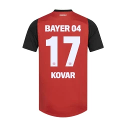 Bayer 04 Leverkusen Kovar #17 Fußballtrikots 2024-25 Heimtrikot Herren