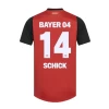 Bayer 04 Leverkusen Schick #14 Fußballtrikot 2024-25 Heimtrikot Herren