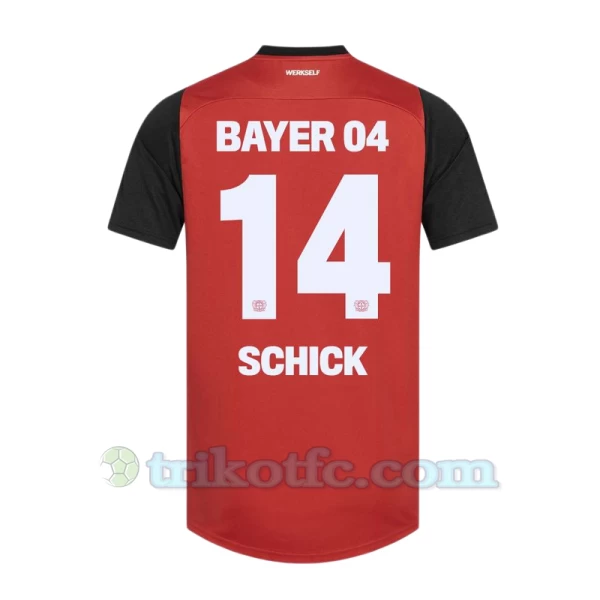 Bayer 04 Leverkusen Schick #14 Fußballtrikot 2024-25 Heimtrikot Herren