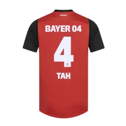 Bayer 04 Leverkusen Tah #4 Fußballtrikot 2024-25 Heimtrikot Herren